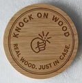 "KNOCK ON WOOD" Bottle Opener + Fridge Magnet